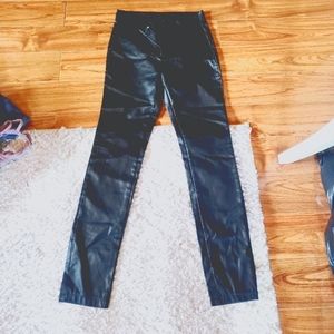 Pleather pants
